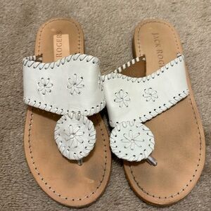 Girl’s white Jacks